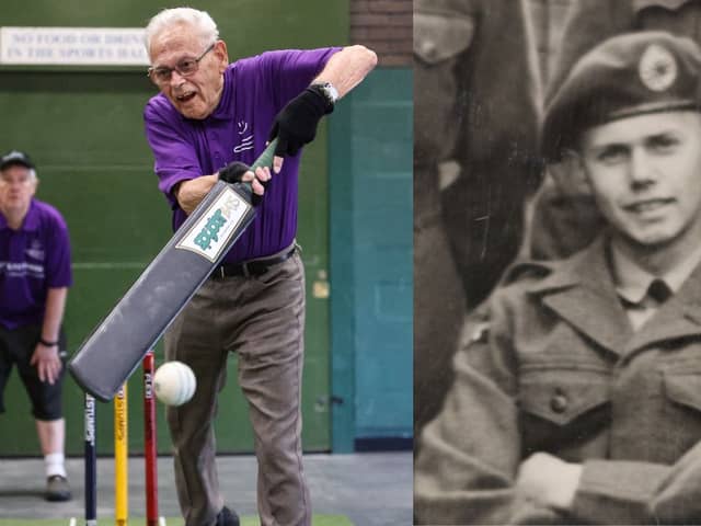 Mike Fisher, 91, is still playing cricket.