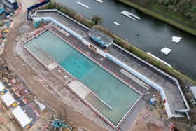 Hilsea Lido has passed as major milestone as it completes its pool test - being filled for the first 