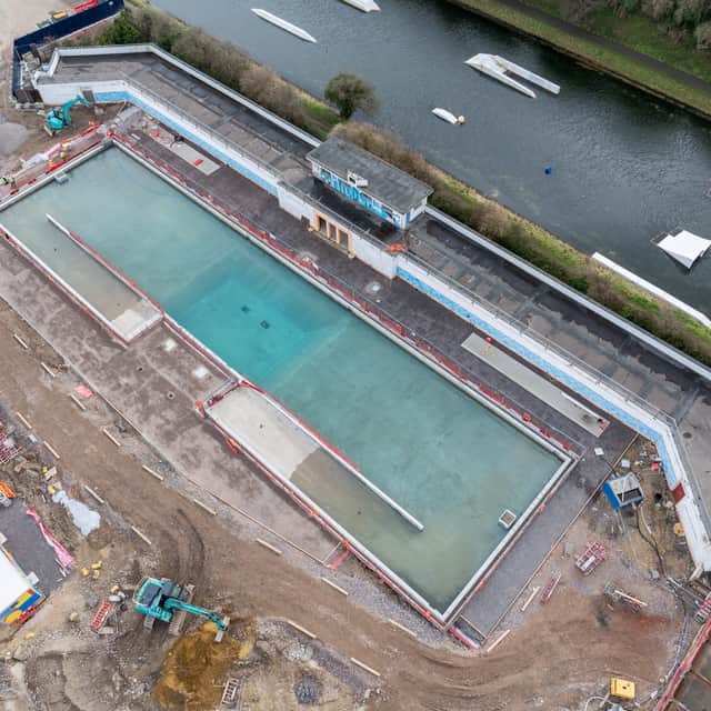 Hilsea Lido has passed as major milestone as it completes its pool test