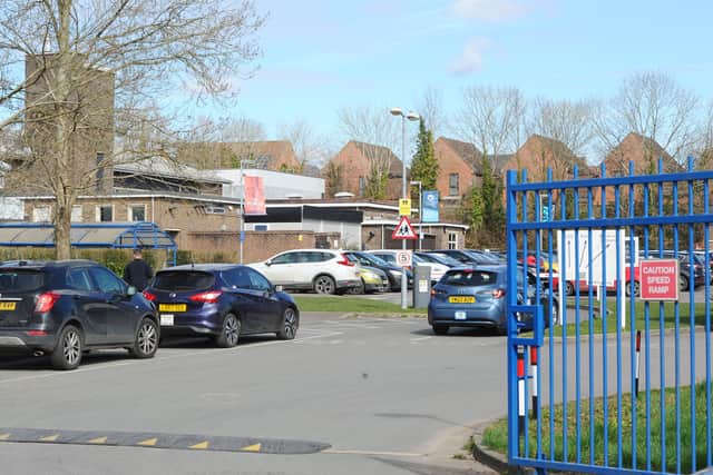 A fire broke out at Swanmore College in New Road, Swanmore, on the morning of March 14.