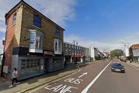 The floors above Japanese restaurant Kumo in West Street, Fareham, can be turned into a HMO