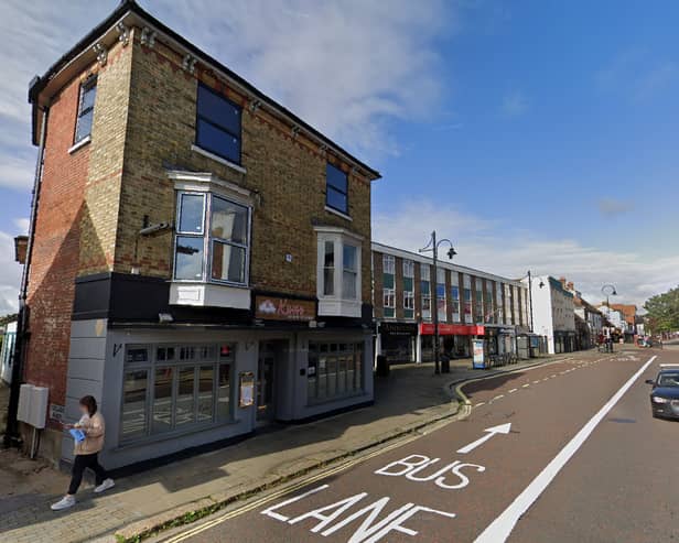 The floors above Japanese restaurant Kumo in West Street, Fareham, can be turned into a HMO