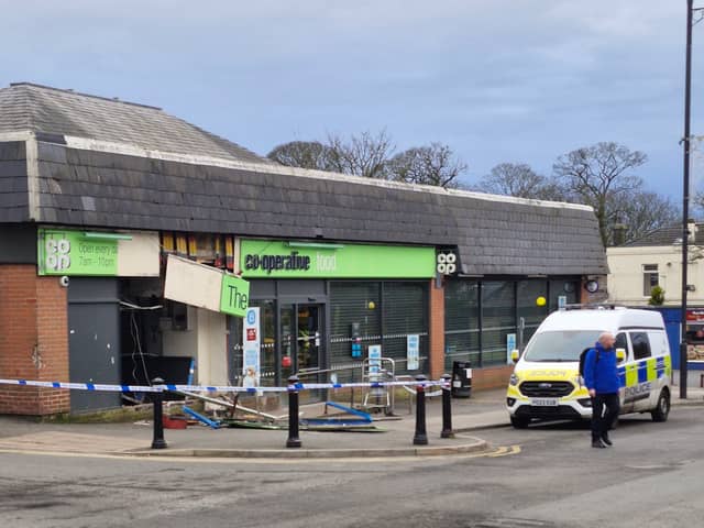 The scene in Berry Lane, Longridge this morning (Friday, March 14)
