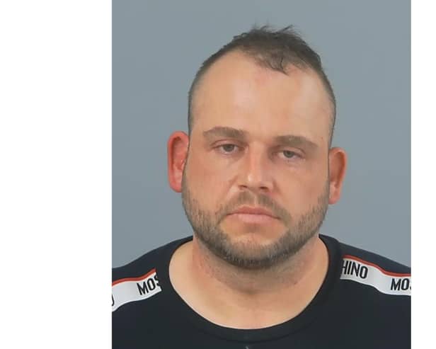 Lee Pender, 33, of Millfield in Poole, Dorset, received 14 months imprisonment and a six-year football banning order.