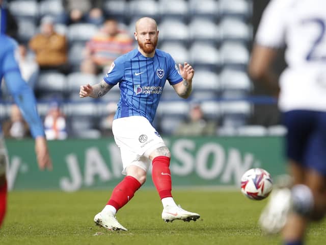 Connor Ogilvie was surprisingly handed a centre-half role in Pompey's 2-1 defeat at Preston. Picture: Paul Thompson/ProSportsImages