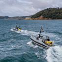 RNMB Ariadne, an autonomous mine-hunting ship that can sail by itself, has been launched for the first time - supporting jobs in Portsmouth.
