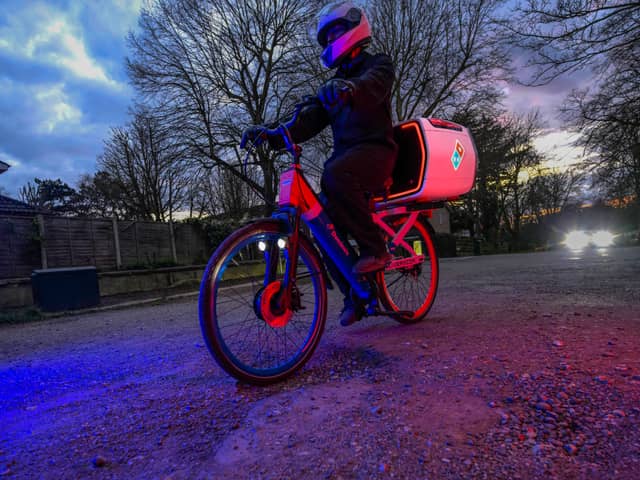 Domino's launches pothole-proof delivery bike