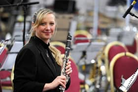 Pictured is: Sgt Natalie Lownds (41) who is leaving the Royal Marines Band Service after 23 years this year and will be going on to study midwifery.
