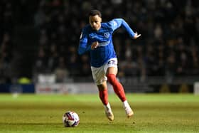 Pompey's Josh Murphy is officially one of the fastest players in world football. Pic: Graham Hunt/ProSportsImages