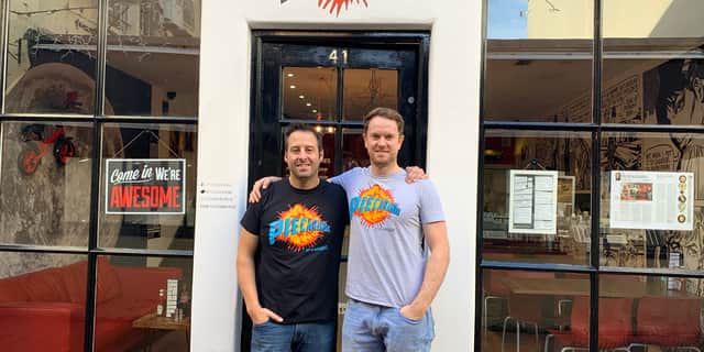 Piecaramba owners, Rob Litchfield and Phil Linnsen, were born in Portsmouth and can't wait to open in Albert Road on Saturday, March 22.