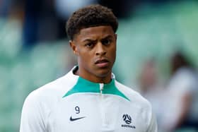 Pompey and Socceroos striker Kusini Yengi. Pic: Getty Images