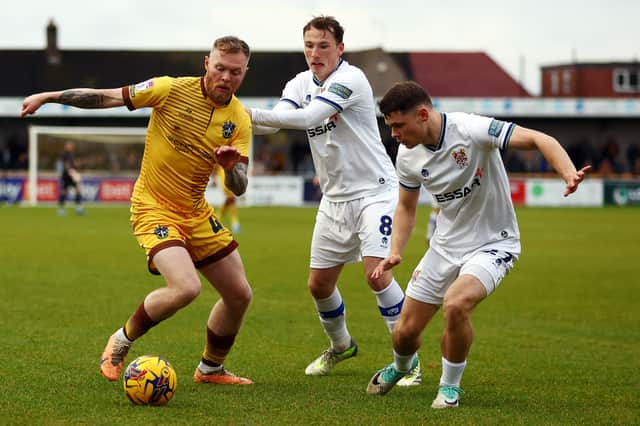 Aiden O'Brien spent the first half of the 2023-24 season on loan with League Two Sutton United. Picture: Bryn Lennon/Getty Images