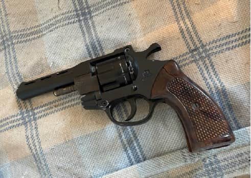 A gun police recovered 