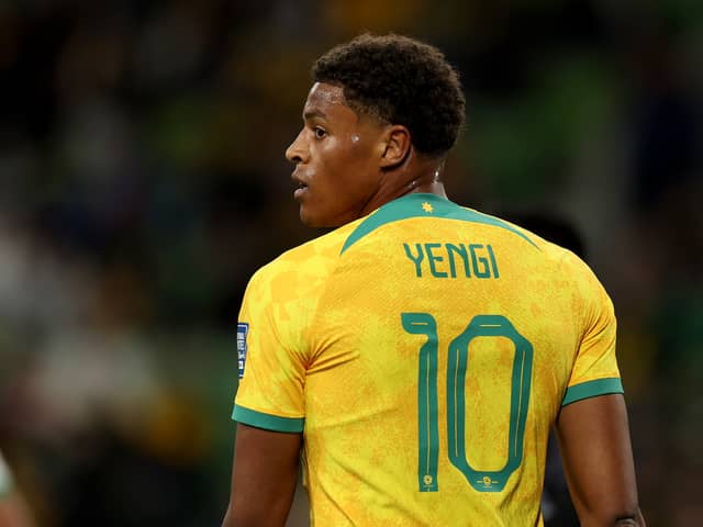 Pompey's Kusini Yengi has been injured on international duty with Australia. Pic: Getty