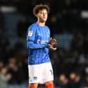 Pompey's Liverpool loanee Kaide Gordon. Pic: Graham Hunt/ProSportsImages
