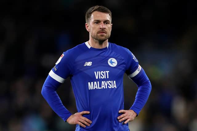 Aaron Ramsey will be hoping to lead Cardiff away from relegation trouble. Picture: Ryan Hiscott/Getty Images