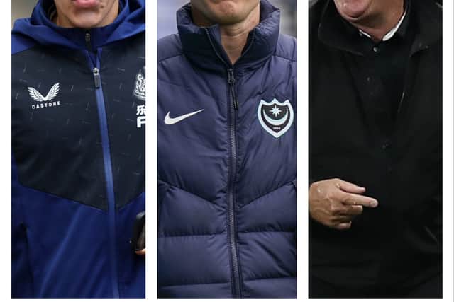 From left: Dwight Gayle, Matt Ritchie and Steve Bruce