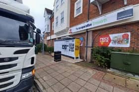 The InPost lockers outside the Co-Op in Emsworth have been installed without planning permission
