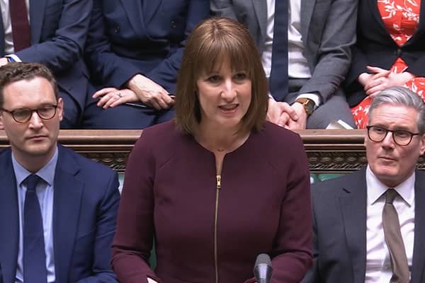 Rachel Reeves speaking to the House of Commons on March 26, 2025, and announcing her Spring Statement. In the statement, she set out her aims to turn the UK into a “defence industrial superpower”.