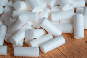 Cigarette butts are made from cellulose acetate, a form of plastic which can take a decade to break down