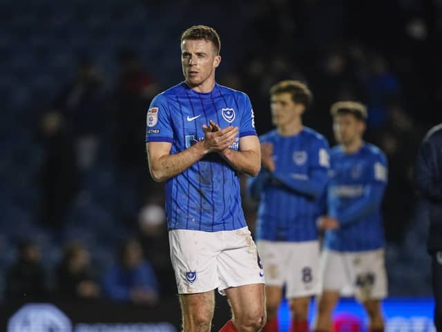 Pompey boss is considering an injury gamble over the return of Conor Shaughnessy. Picture: Jason Brown/ProSportsImages