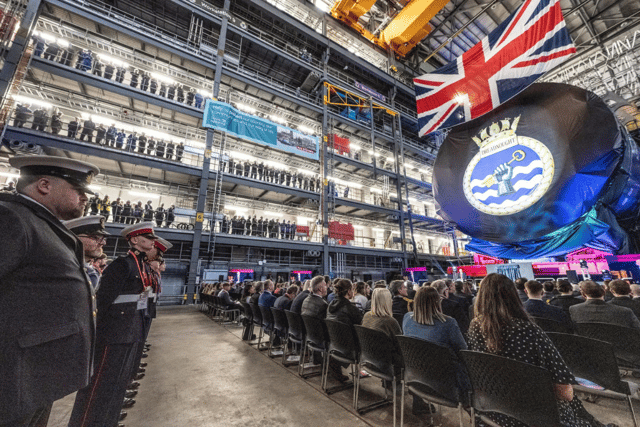The keel has been laid for HMS Dreadnought, one of four powerful ballistic missiles being constructed.