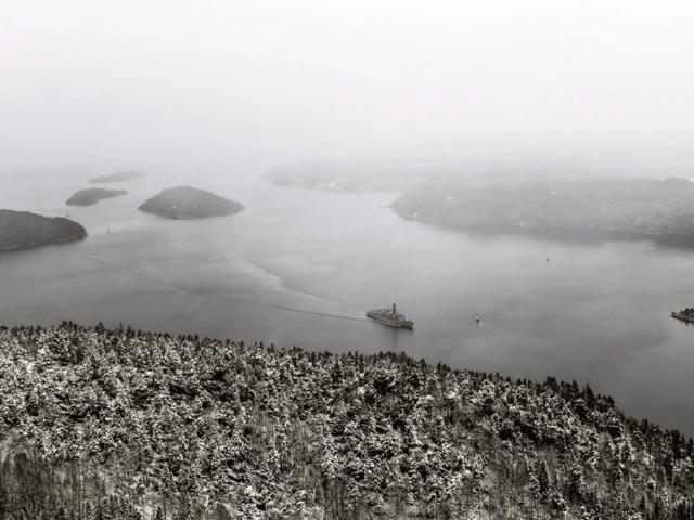 HMS Iron Duke, a Royal Navy frigate that was previously based in Portsmouth, will be heading into a major maintenance period following a busy 12 months. Pictured is the ship sailing down Oslofjord.