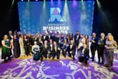 The winners of The News Business Excellence Awards 2025 celebrate on stage on Thursday, March 27.
Picture: Keith Woodland (270321-364)