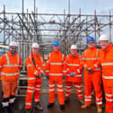 Stephen Morgan, MP for Portsmouth South, visited Fratton Station to see the progress being made on the footbridge work.