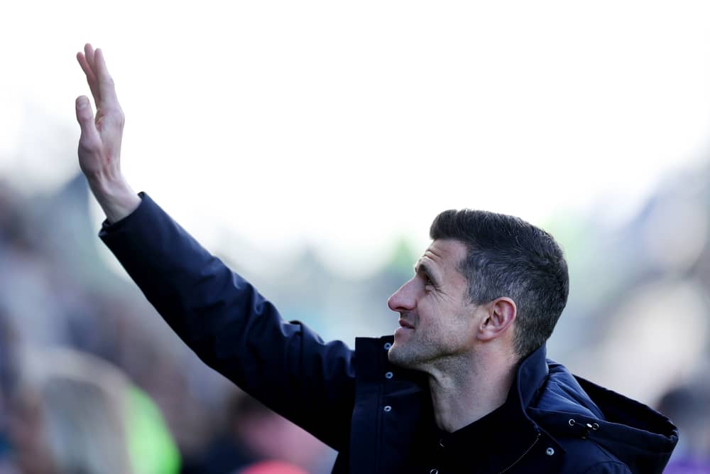 Pompey boss John Mousinho. Pic: PA