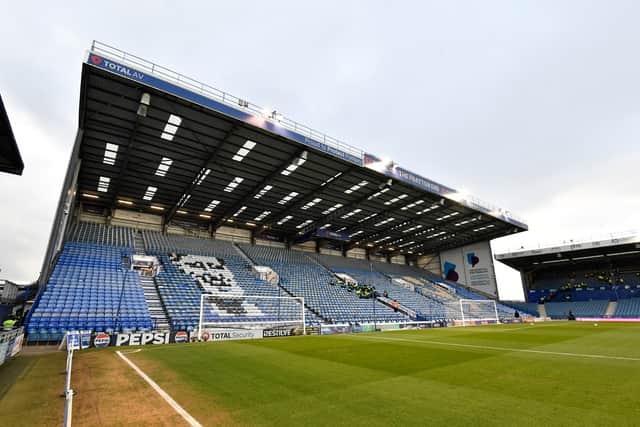 Another bumper crowd is expected at Fratton Park for Pompey’s game against Derby on Saturday. Picture: Graham Hunt/ProSportsImages