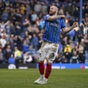 Pompey defender Connor Ogilvie's form continues to soar. Pic: Jason Brown/ProSportsImages