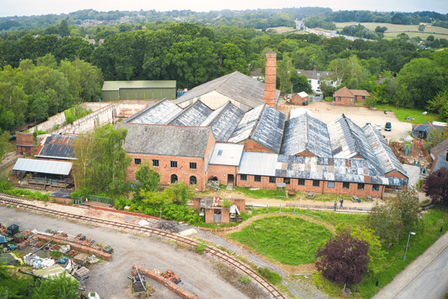 12 new homes are being created at a development on the cusp of The Brickworks Museum. 
