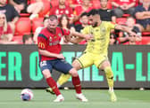 Ryan Tunnicliffe in happier times at Adelaide. He has played just one minute of the current A-League campaign. Picture: Sarah Reed/Getty Images