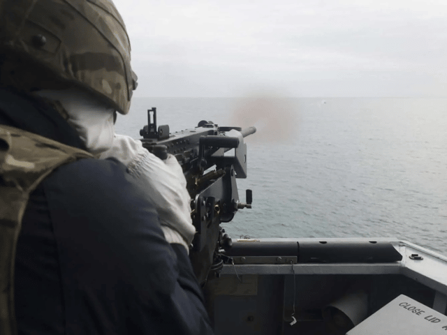 HMS Dauntless, a Portsmouth-based Type 45 destroyer, recently had to defend against a "sustained series of drone attacks" while completing a live-fire exercise off the coast of Wales - with aircraft being shot down.