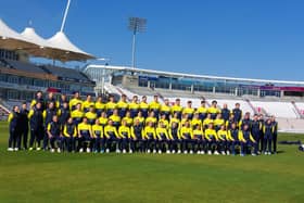 Hampshire County Cricket Club men and women's team get together on the brink of a new season.