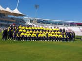 Hampshire County Cricket Club men and women's team get together on the brink of a new season.