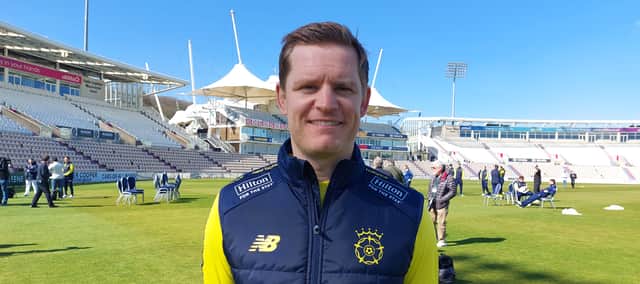Be Brown looked ahead to the season at the Hampshire Cricket media day.
