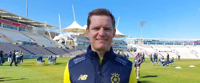 Be Brown looked ahead to the season at the Hampshire Cricket media day.