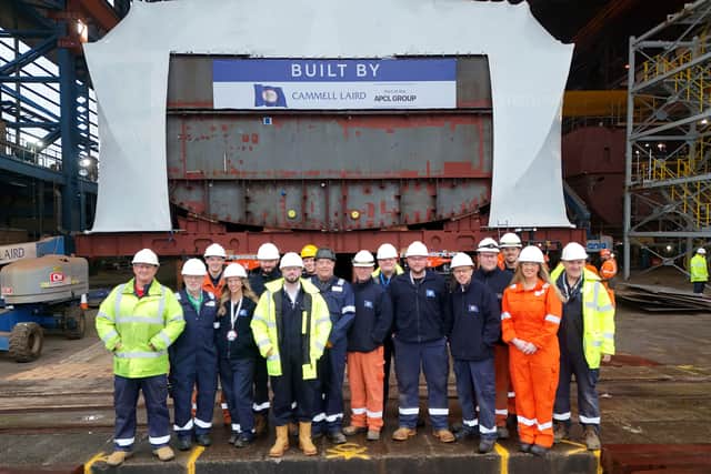 Shipbuilders of Cammell Laird who produced major parts for the Type 26 frigates.