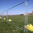 The 'Brent Geese fencing' is being removed this week