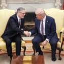 Keir Starmer is trying to work with Donald Trump to counter US tariffs.