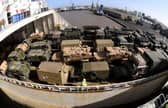 The spectacle of military vehicles returning to the UK via the Port of Immingham was something to behold. 