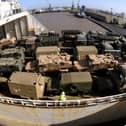 The spectacle of military vehicles returning to the UK via the Port of Immingham was something to behold. 