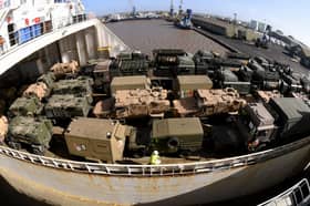 The spectacle of military vehicles returning to the UK via the Port of Immingham was something to behold. 