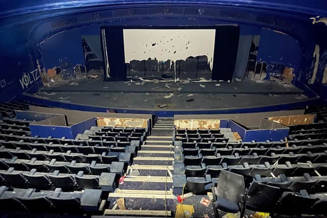 Odeon cinema site in North End pre-demolition (Credit: Charlie Pharoah)