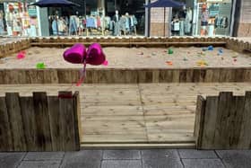 Whiteley’s beloved sand pit has today reopened after having a revamp ahead of the Easter holidays.
