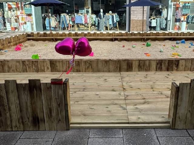 Whiteley’s beloved sand pit has today reopened after having a revamp ahead of the Easter holidays.