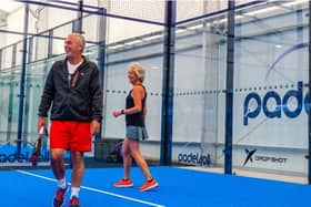 A padel court, similar to the one pictured, could soon be opening in Fareham