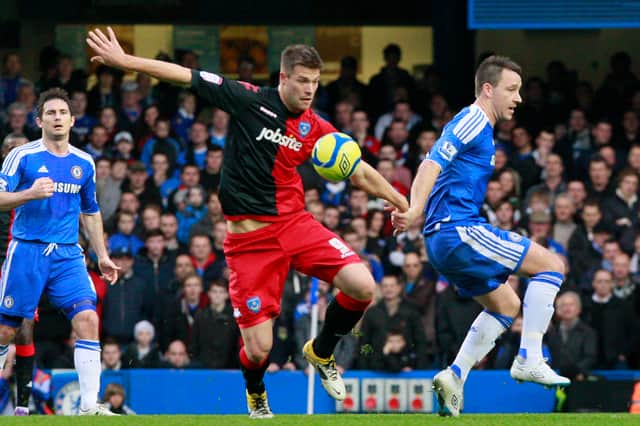 Marko Futacs scored five goals in 30 appearances for Pompey in the 2011-12 season to become a popular figure among supporters. 